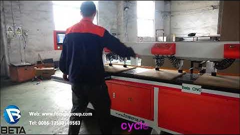 FORSUN CNC engraving  Laser side drilling machine for Wooden door holes making