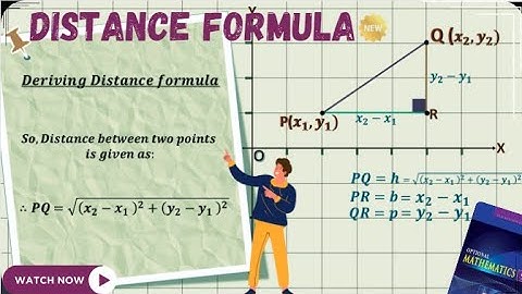 Distance Formula | Visual Maths | The_Theorem-Guy