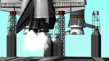 Space Shuttle Launch Cinematic (Kerbal Space Program)