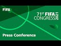Post 71st FIFA Congress 2021 Press Conference