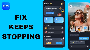How To Fix And Solve Keeps Stopping On Zoom App | Easy Fix