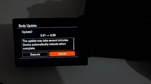 Sony a7iv firmware 6 update | New Update |