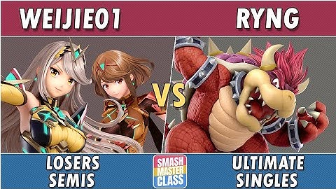 Smash Masterclass - Weijie01 (Pyra/Mythra, Inkling) vs Ryng (Bowser) - Losers Semifinal