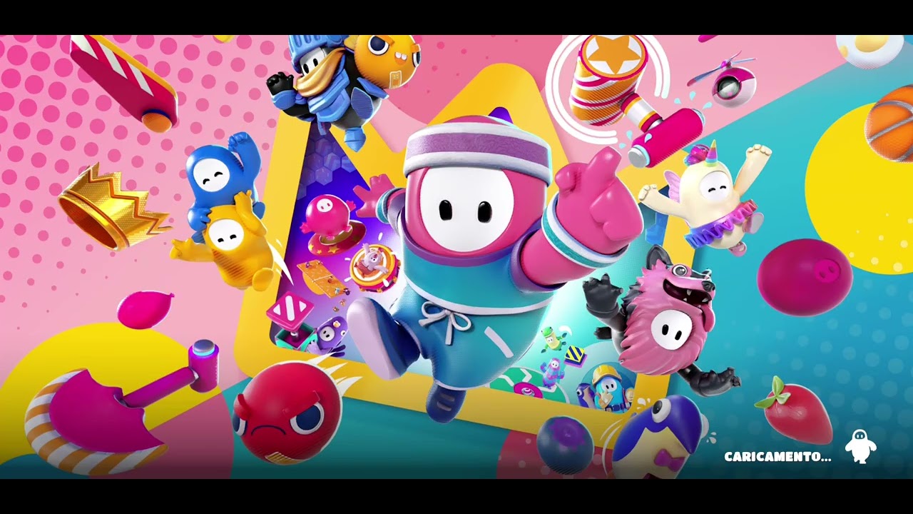 gioco a fall guys per la prima volta - YouTube