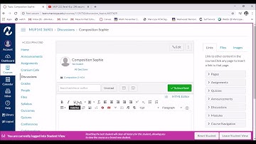 How to upload a video on Canvas under Discussion
