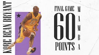 Kobe Bryant 60 Points In Final Game | Highlights Vs Utah Jazz