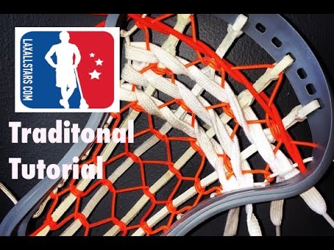 Traditional Lacrosse Pocket Stringing Tutorial