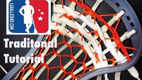 Traditional Lacrosse Pocket Stringing Tutorial
