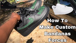 HOW TO MAKE CUSTOM BANDANA FORCES🔥// SUPER EASY !!!