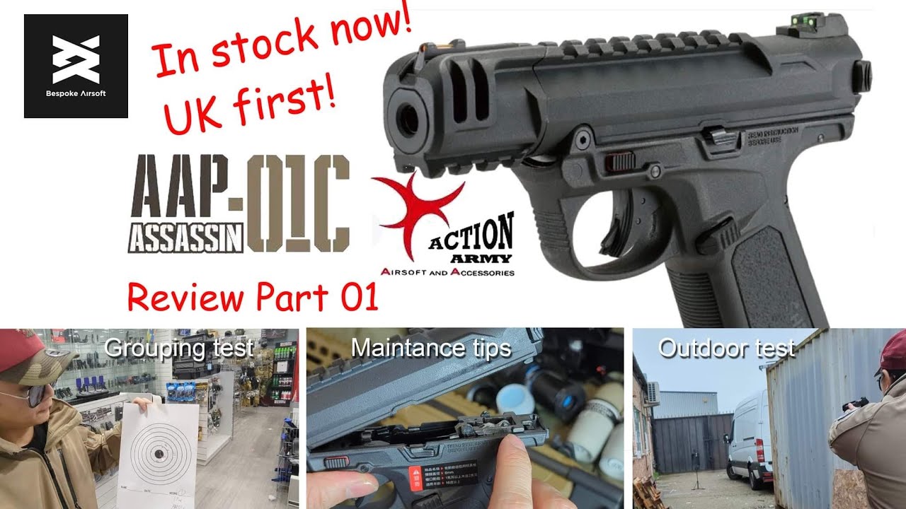 Pistolet AAP01C Assassin Gaz Action Army Powergun Airsoft