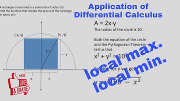 Application of Differential Calculus class 12 q.no.9 ex 7.8 icse ncert samacheerkalvi