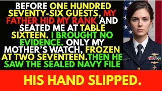 My Father Mocked Me: “Military Lawyers Bury Courage in Paperwork” — Then an Admiral Read Mom’s Name