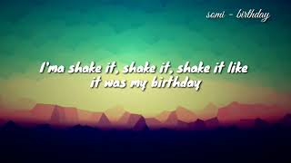 Somi - birthday (easy lyric)