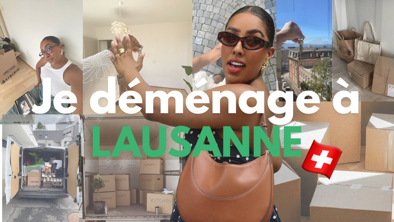 JE DÉMÉNAGE À LAUSANNE + WEEKLY VLOG !!! 🇨🇭