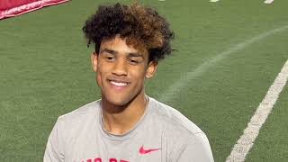 Caleb Burton discusses enrolling early at Ohio State