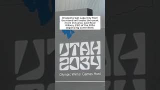 Utah 2034: Why the state's next Winter Olympics dropped ‘Salt Lake City’ from its name