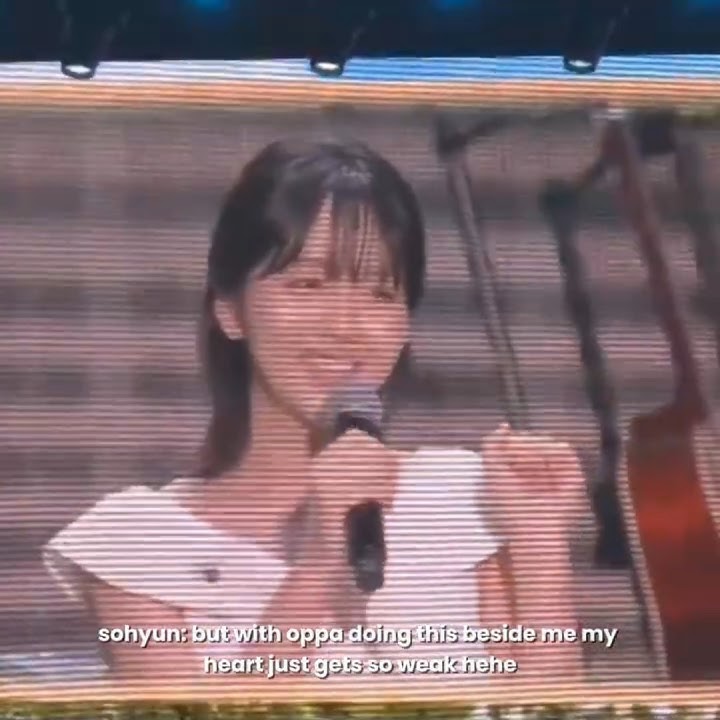 250726 | sohyun's reaction to bogum doing a heart sign 🤧 #kimsohyun #parkbogum #ship