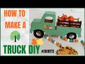 How to Make a Dollar Tree Fall Truck Decor #Shorts