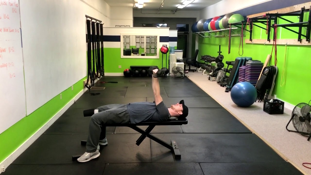 DB Reverse Grip Bench Press - YouTube