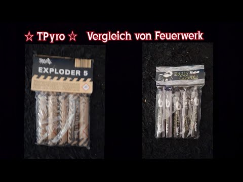 🧨Vergleich  EXPLODER 5 von Tropic 4,5g Nem.  vs. Honey Badger von  6g Nem.  | ☆ TPyro ☆