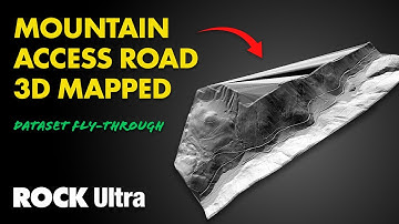 Mountain Access Road Survey with ROCK Ultra Drone LiDAR | Rekon Canada (Dataset Fly-through)