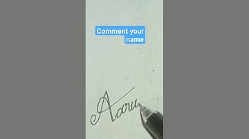 Aarushi name writing #handwriting #trending #viral #shorts #youtubeshorts