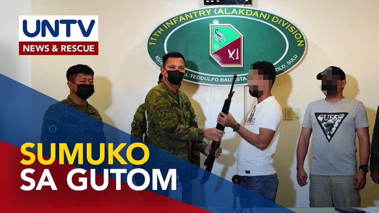 2 notorious ASG sub-leader, sumuko sa AFP sa Sulu - youtube