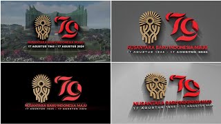 HUT KEMERDEKAAN RI KE-79 TAHUN 2024 | 4 VIDEO INTRO - OUTRO LOGO DAN TEMA@SekretariatPresiden