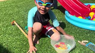 Aidan’s magic tool water toys