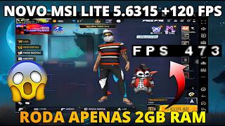 MELHOR EMULADOR PARA PC FRACO 2GB RAM MSI LITE 5.6315 +120 FPS 😱 DICAS + CONFIGURAÇÕES FREEFIRE 🚀