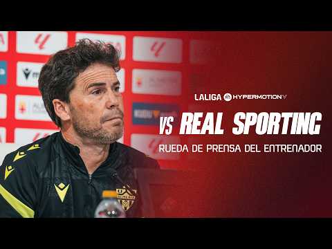 🎥  Rueda de prensa previa partido Real Sporting - UD Almería — football video
