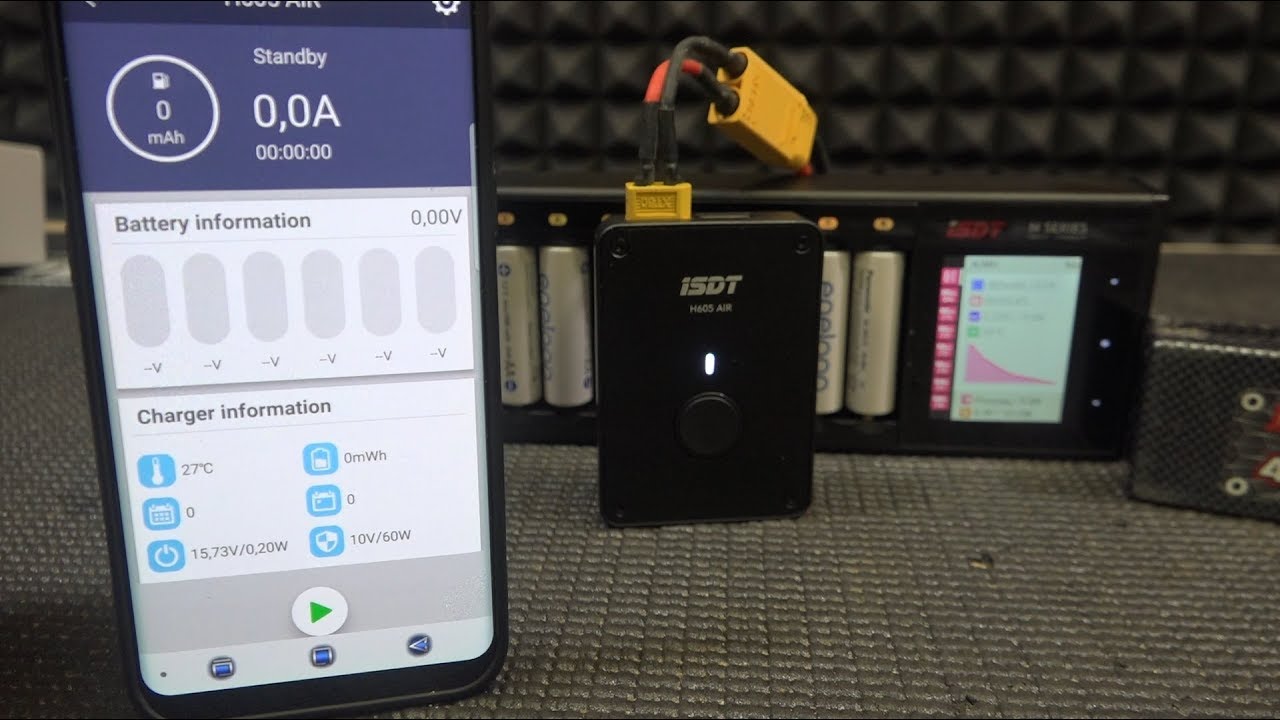 Заряжаем аккумуляторы С МОБИЛОЙ ... Обзор ISDT H605 Air и ISDT N8