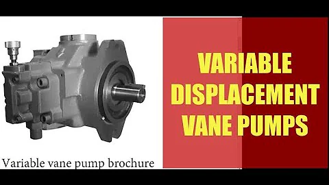 Hydraulic Variable Displacement Vane pump catalog.