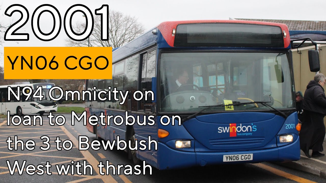 LOAN THRASHED! Metrobus Scania N94 2001 (YN06 CGO) on the 3 to Bewbush West 18/02/26
