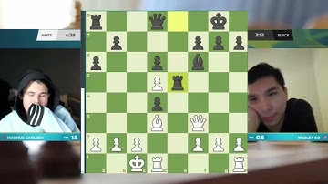 TRAP ROOK!! Magnus Carlsen vs Wesley So || Speed Chess SF 2023 - R3