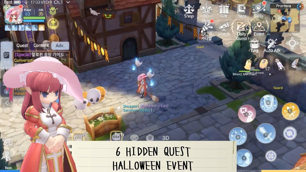 NEW 6(SIX) HIDDEN QUEST HALLOWEEN EVENT GUYS!! PART 35 ~ RAGNAROK ORIGIN - YouTube