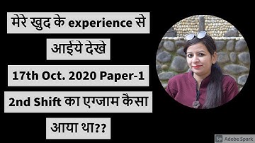 17th Oct 2020 Exam Analysis | NET Paper-1 | Be Prepare for UGC-NET