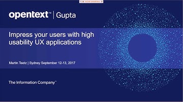 Team Developer 7.0 UX Overview