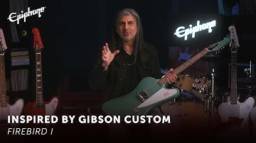 Epiphone 1963 Firebird I Demo - Epiphone Inspired by Gibson Custom