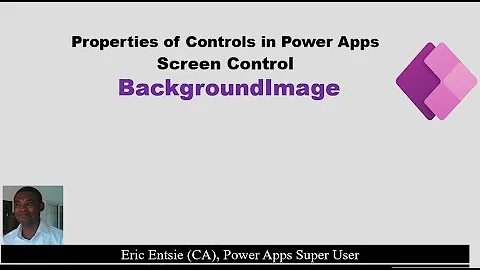 Power Apps Screen control - BackgroundImage Property