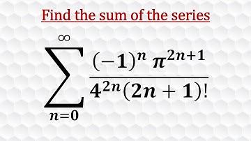 Sum of a Taylor Series