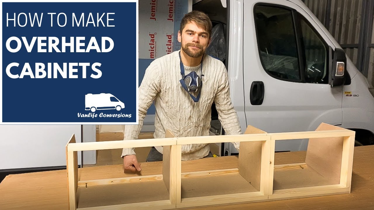 How to build overheads/upper cabinets for your van conversion