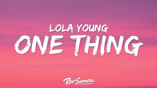 Lola young- One thing (Official lyrics)