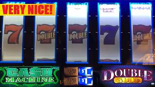 5 Reel Double Gold was HOT! Cash Machine + Double Gold slots! Big slot win! screenshot 3
