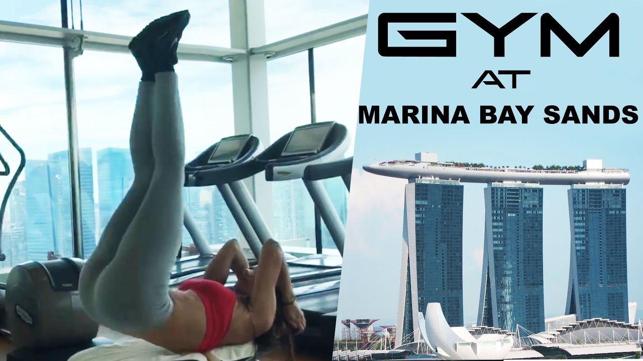 GYM at Marina Bay Sands in 4K : Singapore : Banyan Tree Fitness Club -  YouTube