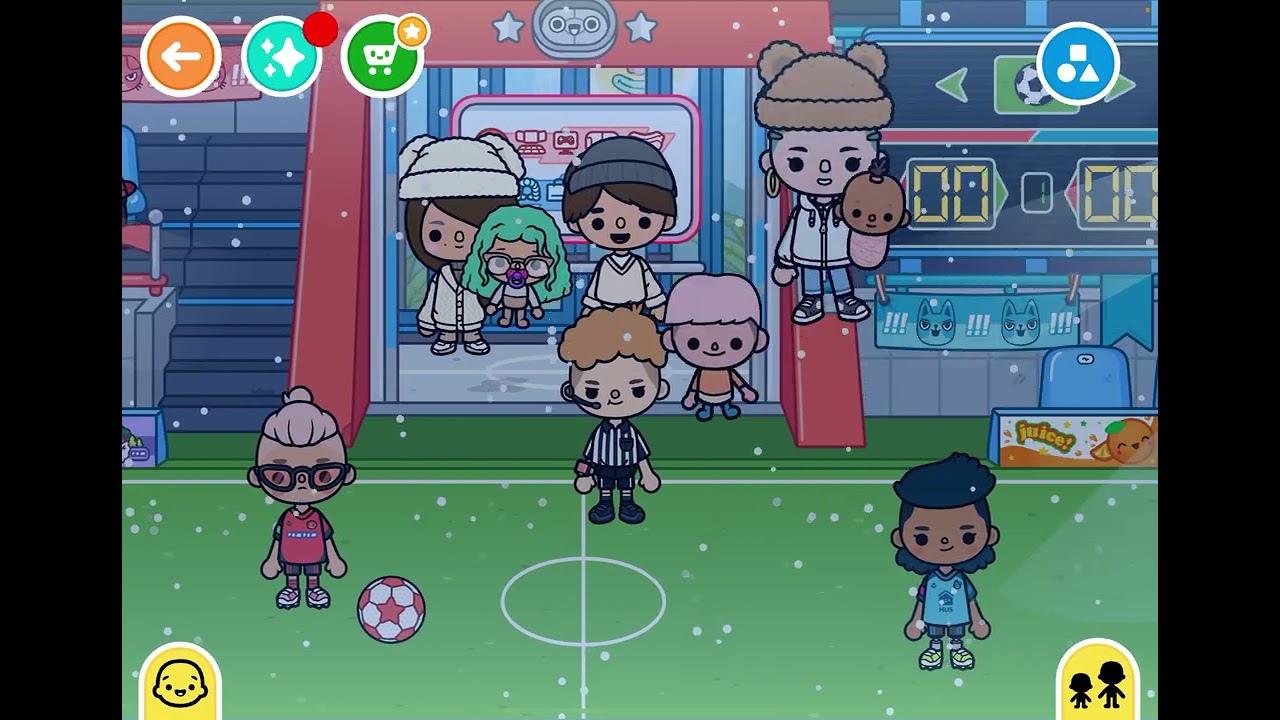 Toca boca voetbalstadion 