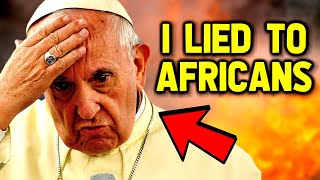 Pope Francis WORSHIPS Black Jesus/MADONNA & APOLOGIZES To Black People For Colonialism.