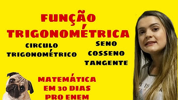 #14 - TUDO SOBRE FUNÇÃO TRIGONOMÉTRICA: Círculo trigonométrico, graus e radianos, seno, cosseno e +!