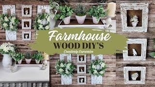 GORGEOUS HIGH END FARMHOUSE WOOD DIYS l WHAT WOOD YOU MAKE CHALLENGE l BUDGET FRIENDLY COTTAGE DECOR