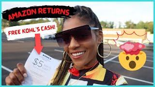 🤯 How To Get Free Kohl's Cash For Amazon Returns! 📦 Amazon returns at Kohl's
